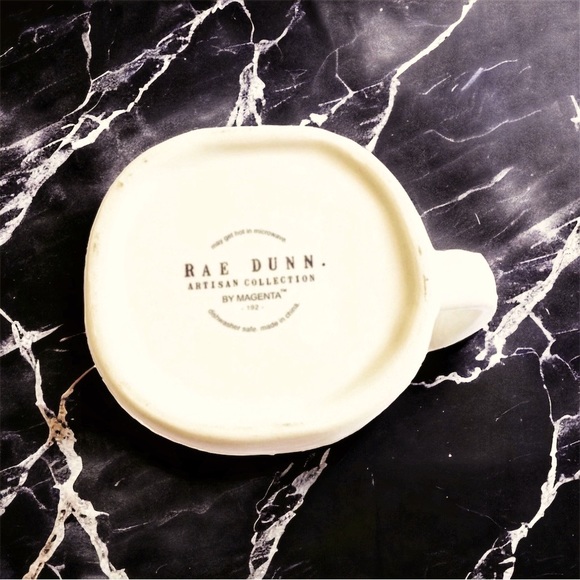 Rae Dunn White Imagine Coffee Tea Mug With Black Letters - Picture 3 of 3